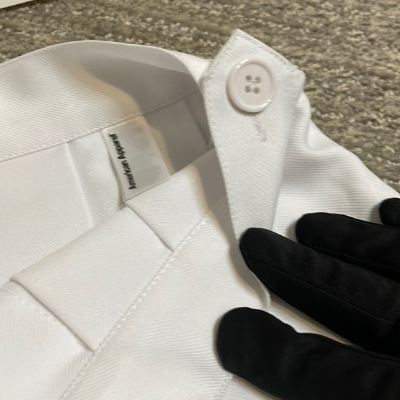 American Apparel white pleated skirt size S like New - Picture 3 of 6